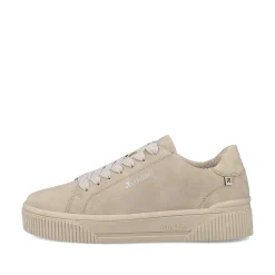 Clearance Women'S Sneaker Low Cream Beige Ladies Sneakers