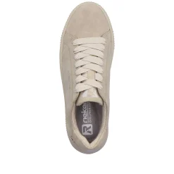 Clearance Women'S Sneaker Low Cream Beige Ladies Sneakers