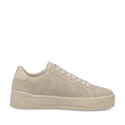 Clearance Women'S Sneaker Low Cream Beige Ladies Sneakers