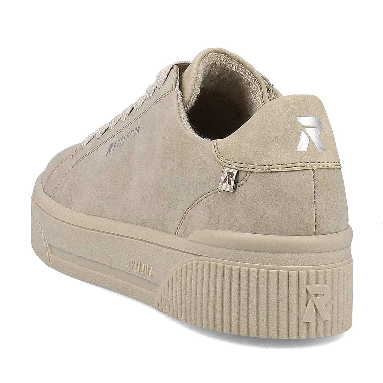 Clearance Women'S Sneaker Low Cream Beige Ladies Sneakers