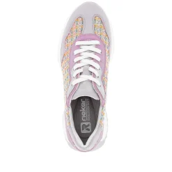 Online Women'S Sneaker Low Lavender Multi Ladies Colorful Styles