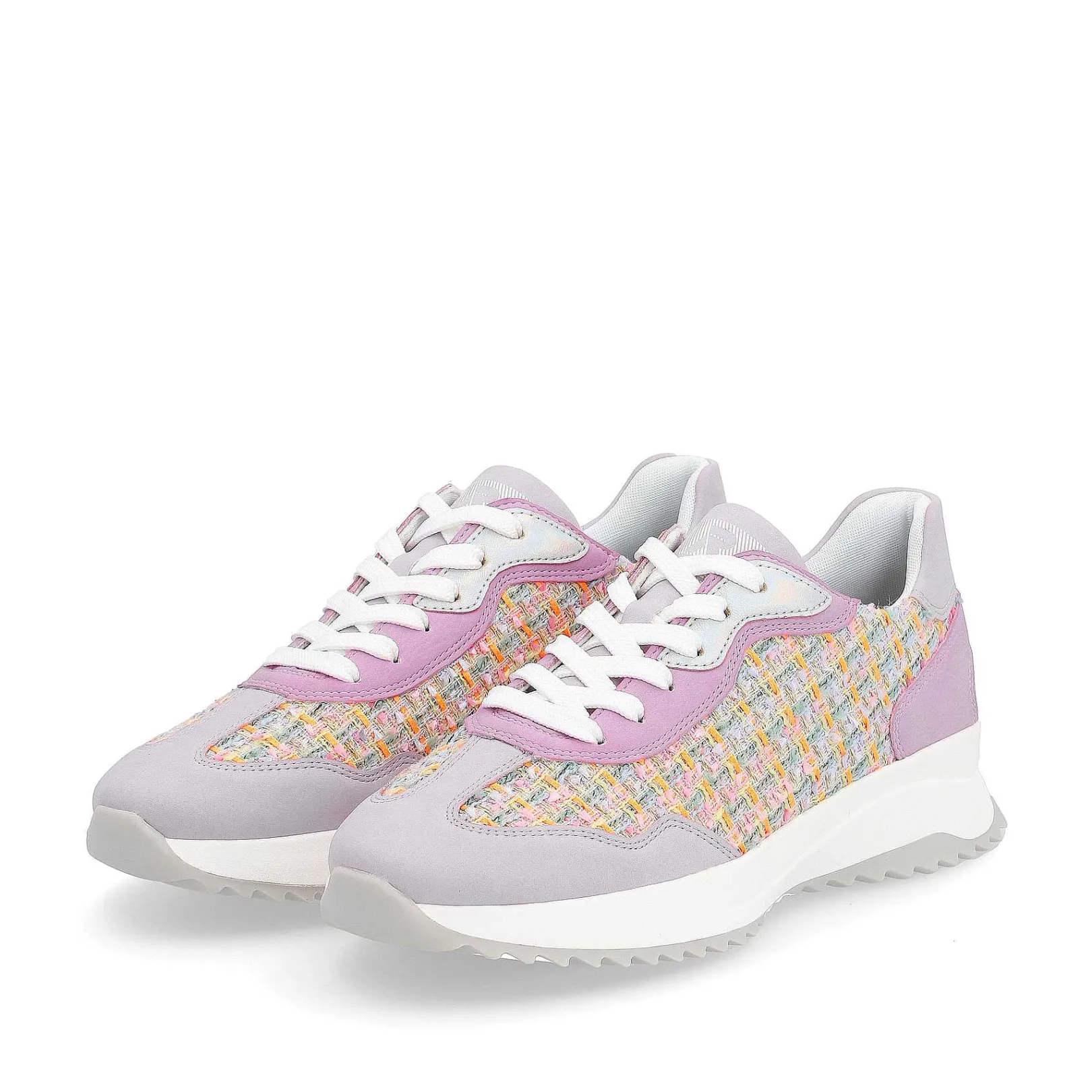 Online Women'S Sneaker Low Lavender Multi Ladies Colorful Styles