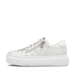 Clearance Women'S Sneaker Low Gray White Ladies Sneakers