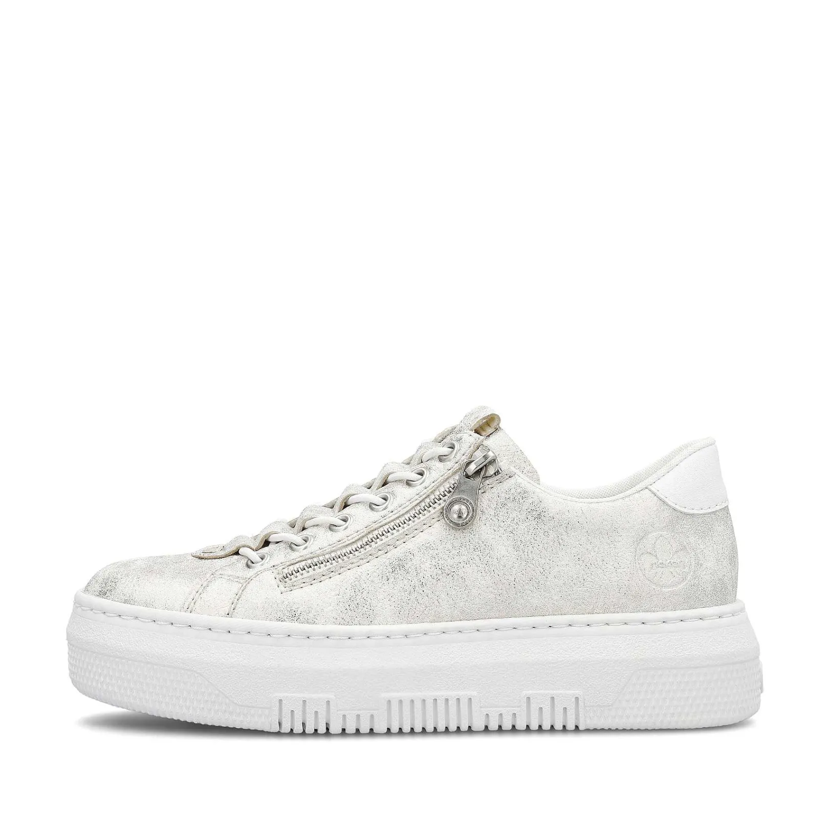 Clearance Women'S Sneaker Low Gray White Ladies Sneakers
