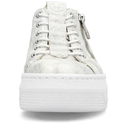 Clearance Women'S Sneaker Low Gray White Ladies Sneakers