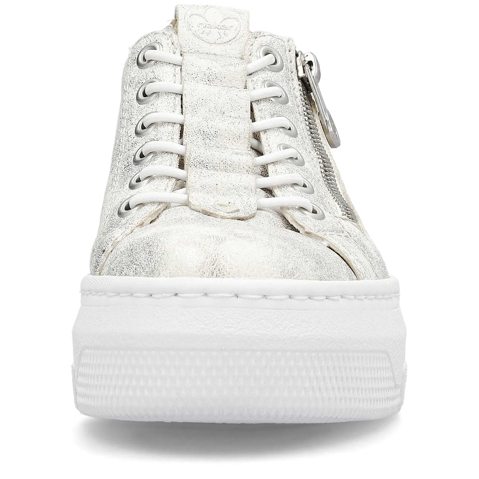 Clearance Women'S Sneaker Low Gray White Ladies Sneakers