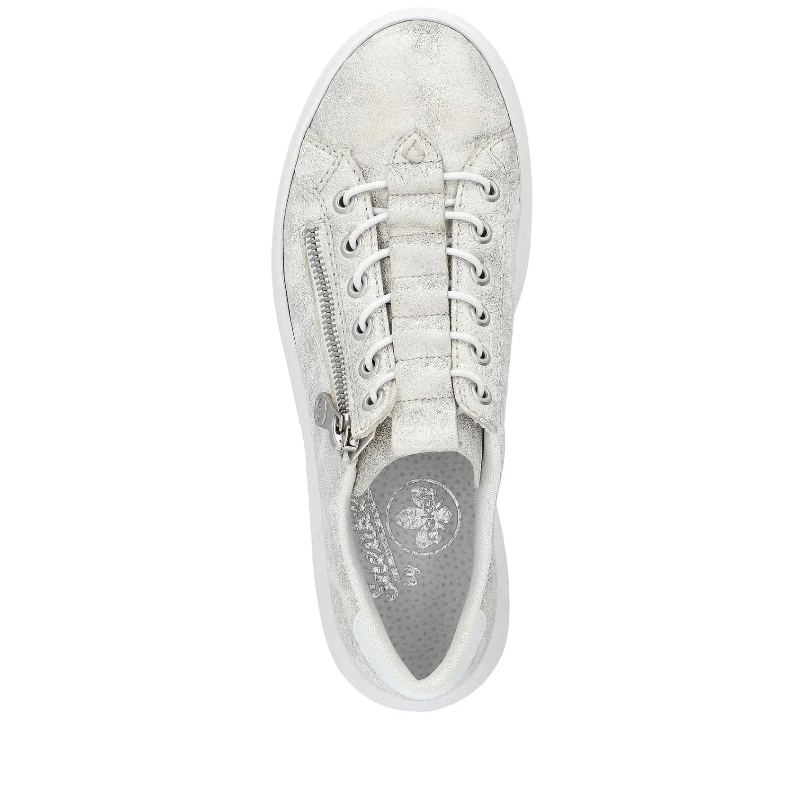 Clearance Women'S Sneaker Low Gray White Ladies Sneakers