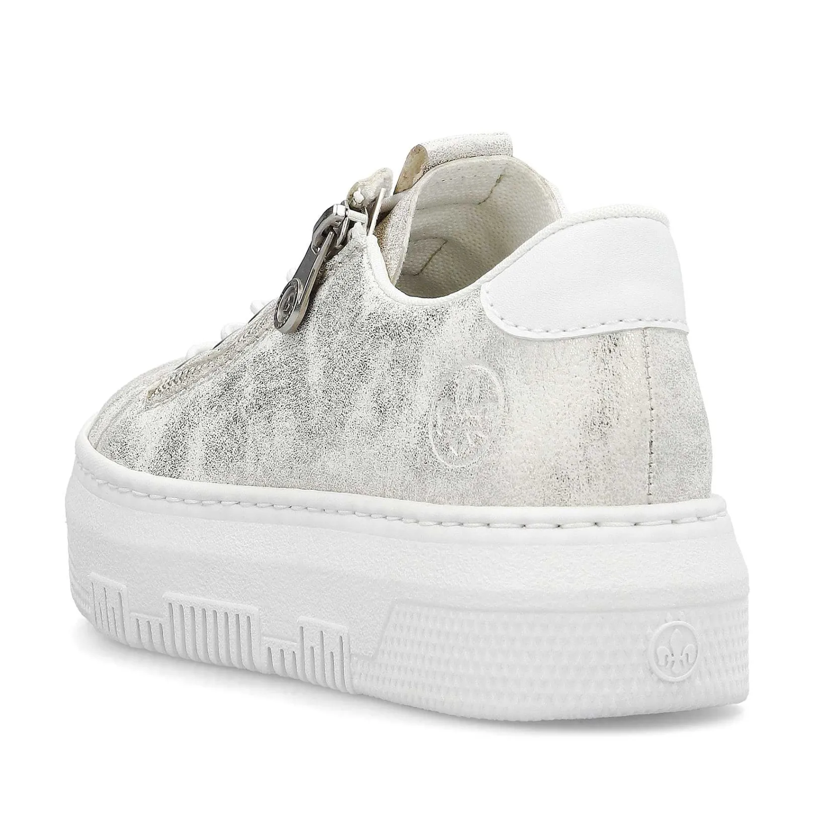 Clearance Women'S Sneaker Low Gray White Ladies Sneakers