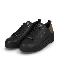 New Women'S Sneaker Low Urban Black Ladies Sneakers