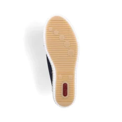 Women'S Sneaker Low Steel Blue Ladies Vegan