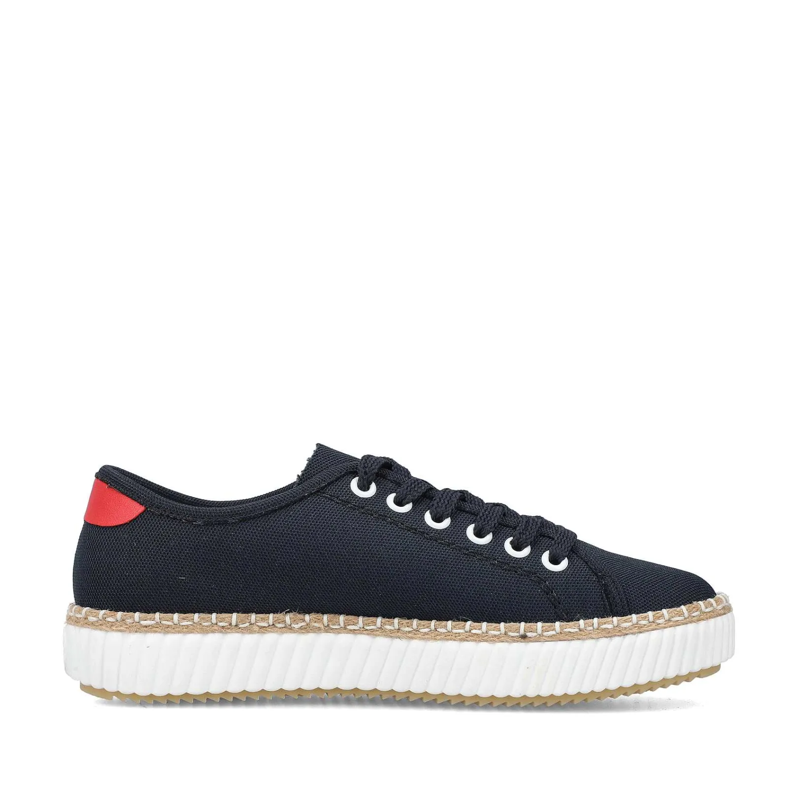 Women'S Sneaker Low Steel Blue Ladies Vegan