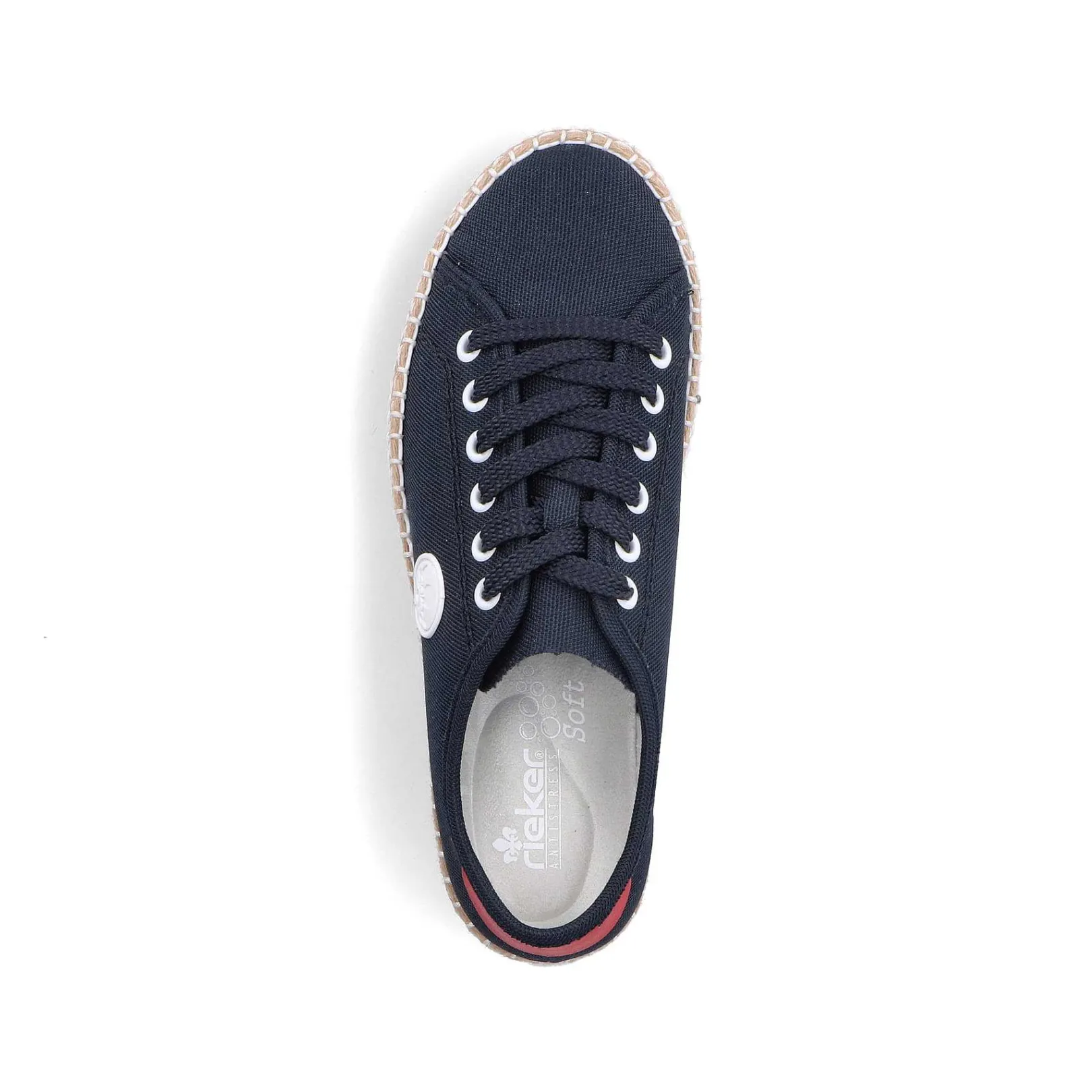 Women'S Sneaker Low Steel Blue Ladies Vegan