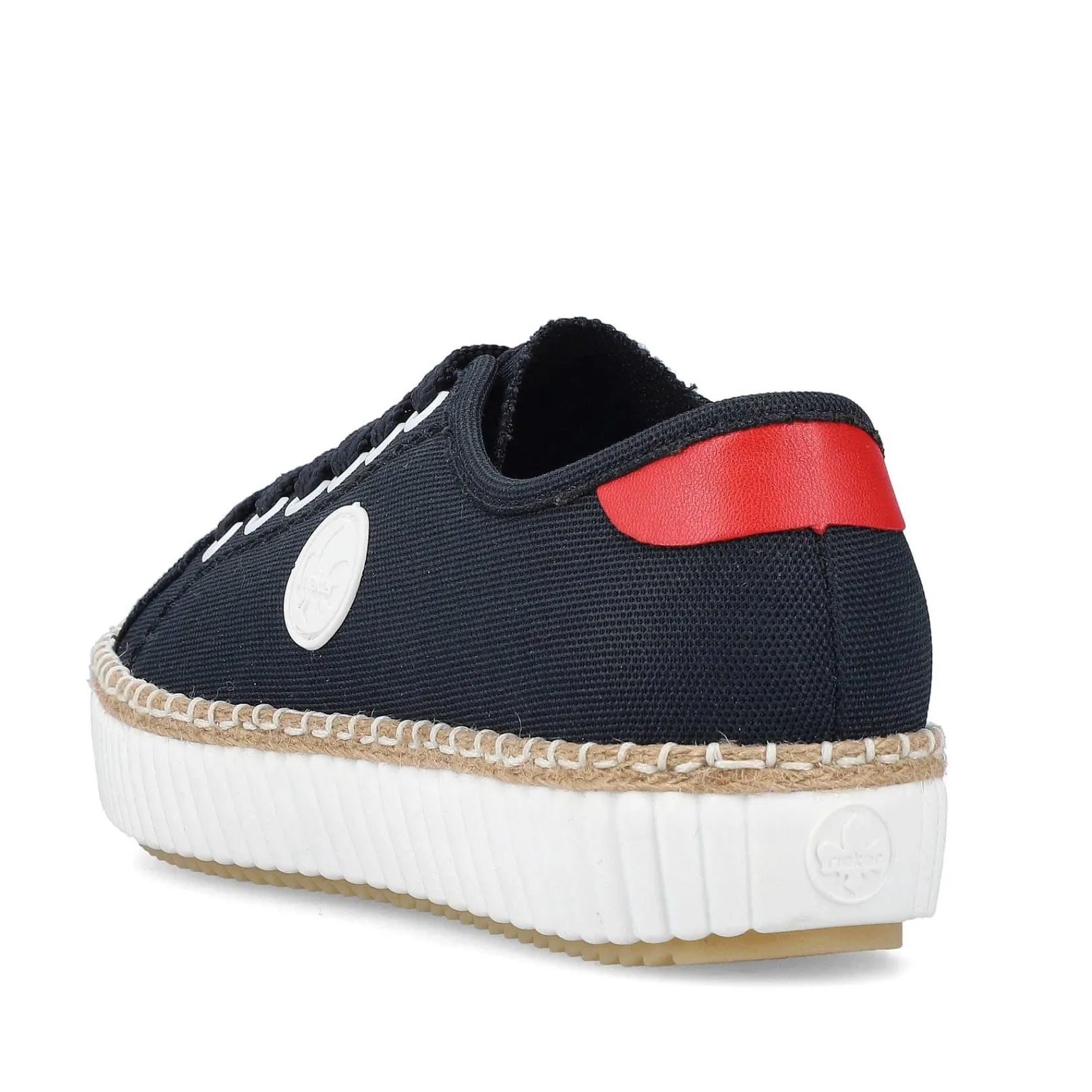 Women'S Sneaker Low Steel Blue Ladies Vegan