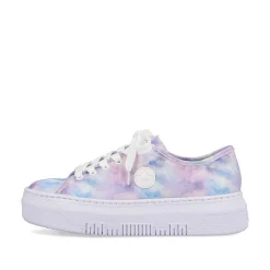 Clearance Women'S Sneaker Low Multi-Crystal White Ladies Colorful Styles