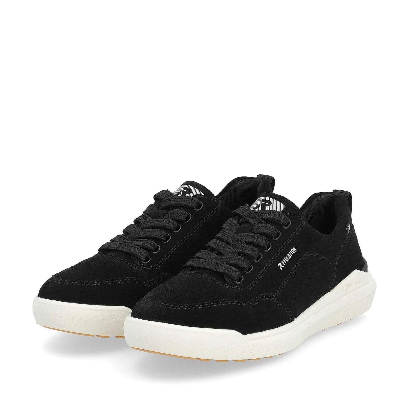 Clearance Women'S Sneaker Low Deep Black Ladies Sporty Styles