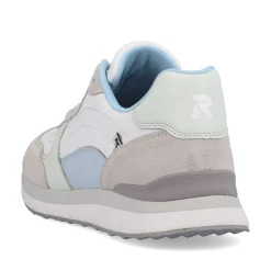 Women'S Sneaker Low Swan-White Clay-Beige Ice-Blue Ladies Sneakers