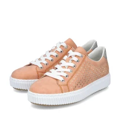 Sale Women'S Sneaker Low Pastel Orange Ladies Colorful Styles