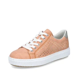 Sale Women'S Sneaker Low Pastel Orange Ladies Colorful Styles