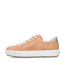 Sale Women'S Sneaker Low Pastel Orange Ladies Colorful Styles