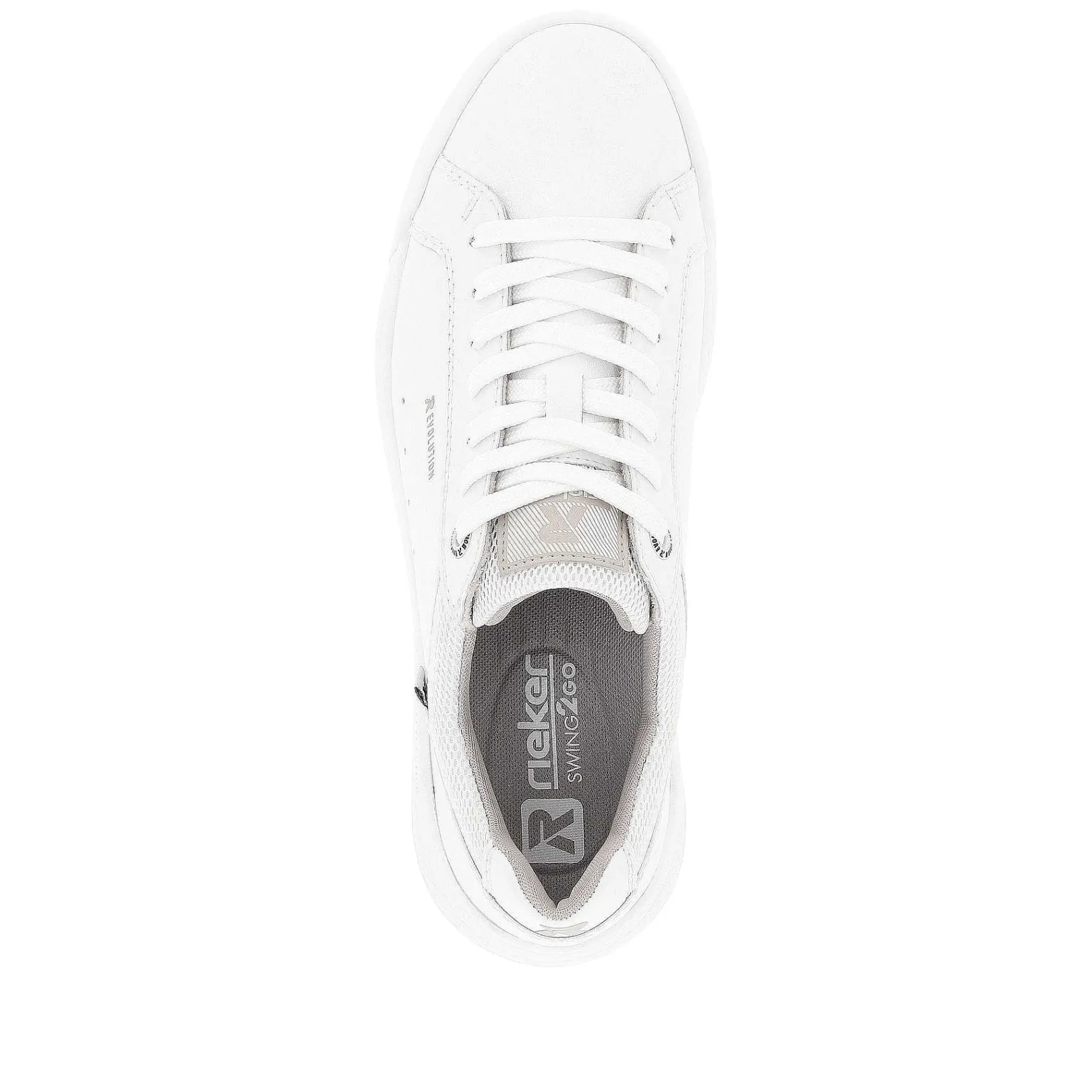 Clearance Women'S Sneaker Low Swan White Ladies Sneakers
