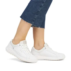 Clearance Women'S Sneaker Low Swan White Ladies Sneakers