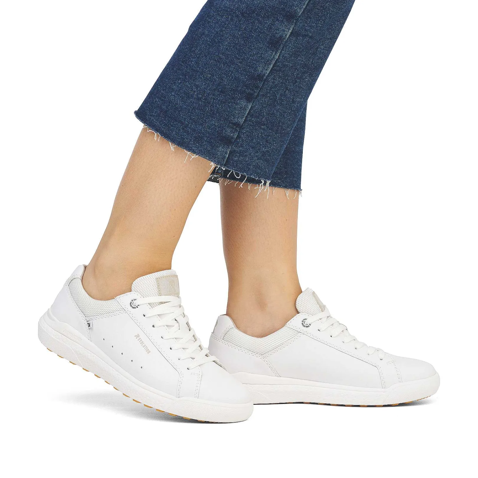 Clearance Women'S Sneaker Low Swan White Ladies Sneakers