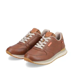 Online Women'S Sneaker Low Wood Brown Ladies Sneakers
