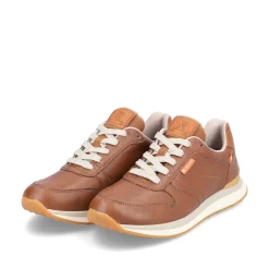 Online Women'S Sneaker Low Wood Brown Ladies Sneakers