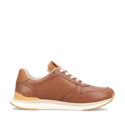 Online Women'S Sneaker Low Wood Brown Ladies Sneakers