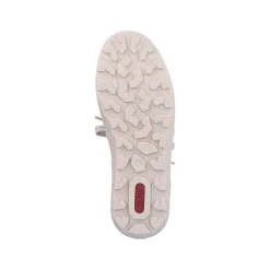 Women'S Sneaker Low Cream Beige-Royal Blue Ladies Sneakers