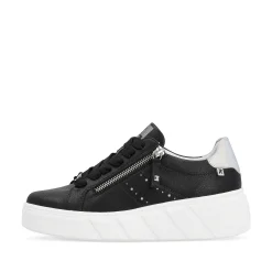 Outlet Women'S Sneaker Low Diamond Black Ladies Sneakers