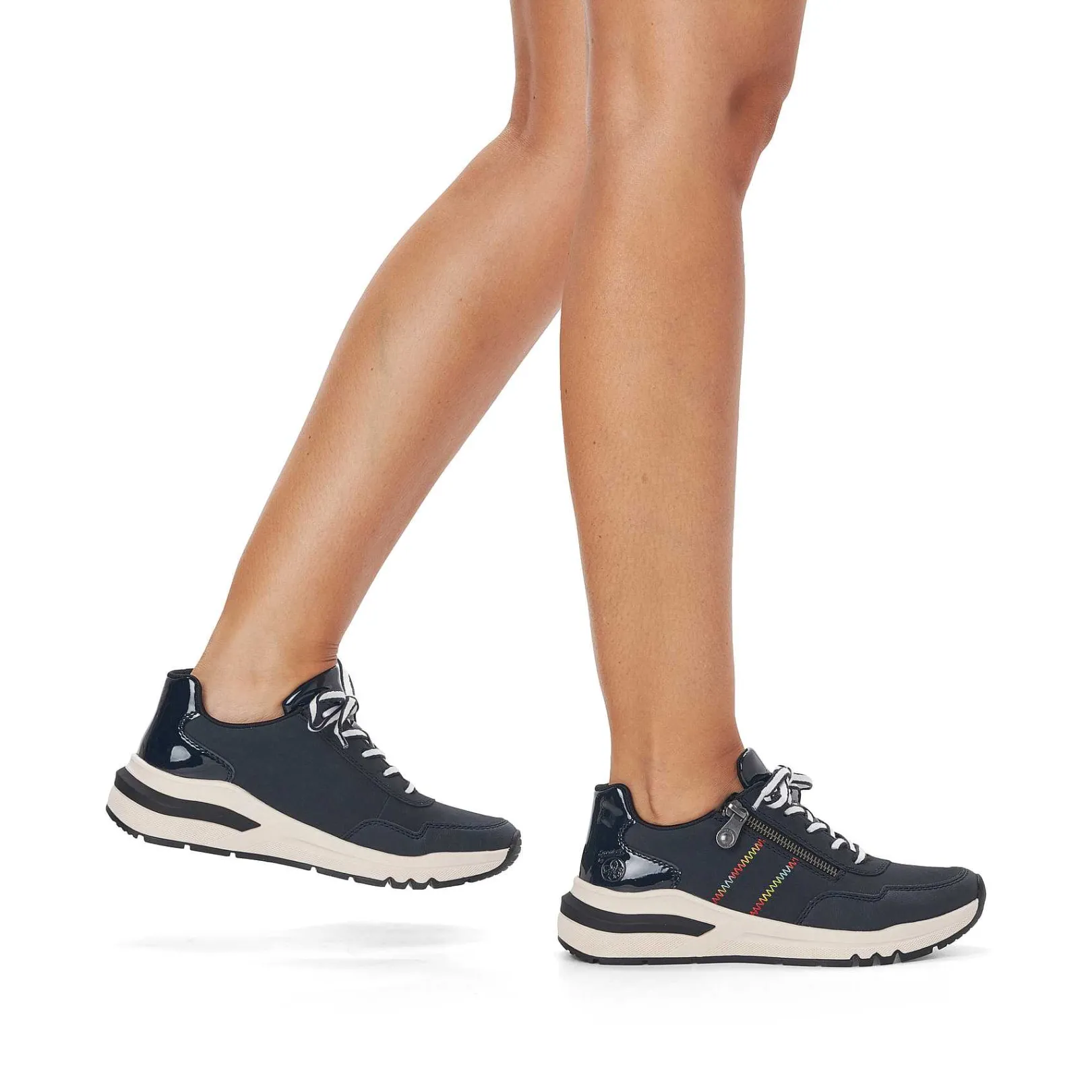 Women'S Sneaker Low Navy Blue Ladies Sneakers