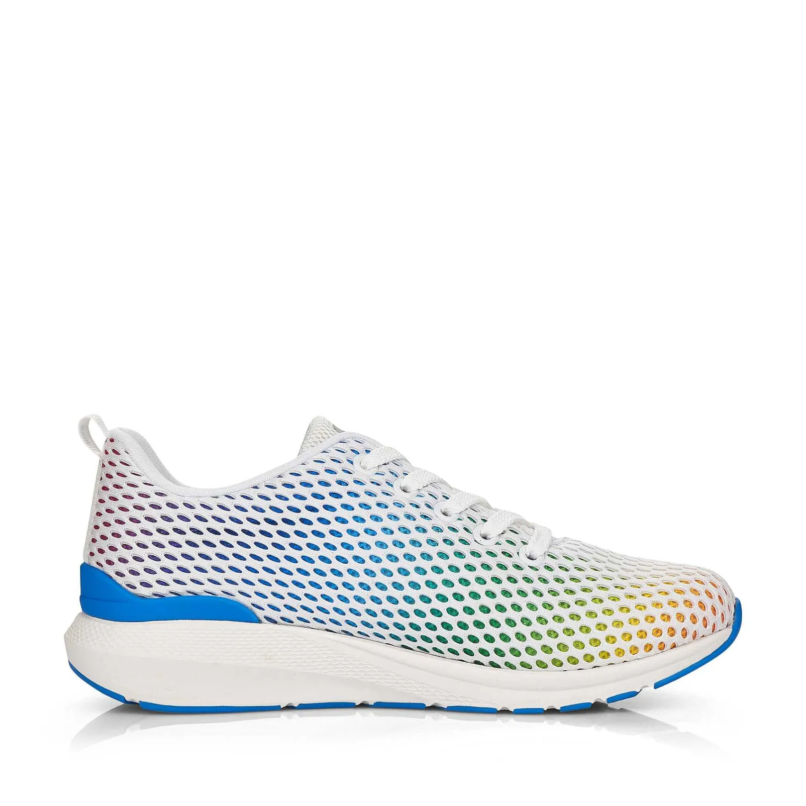 Sale Women'S Sneaker Low Crystal-White Rainbow Ladies Colorful Styles