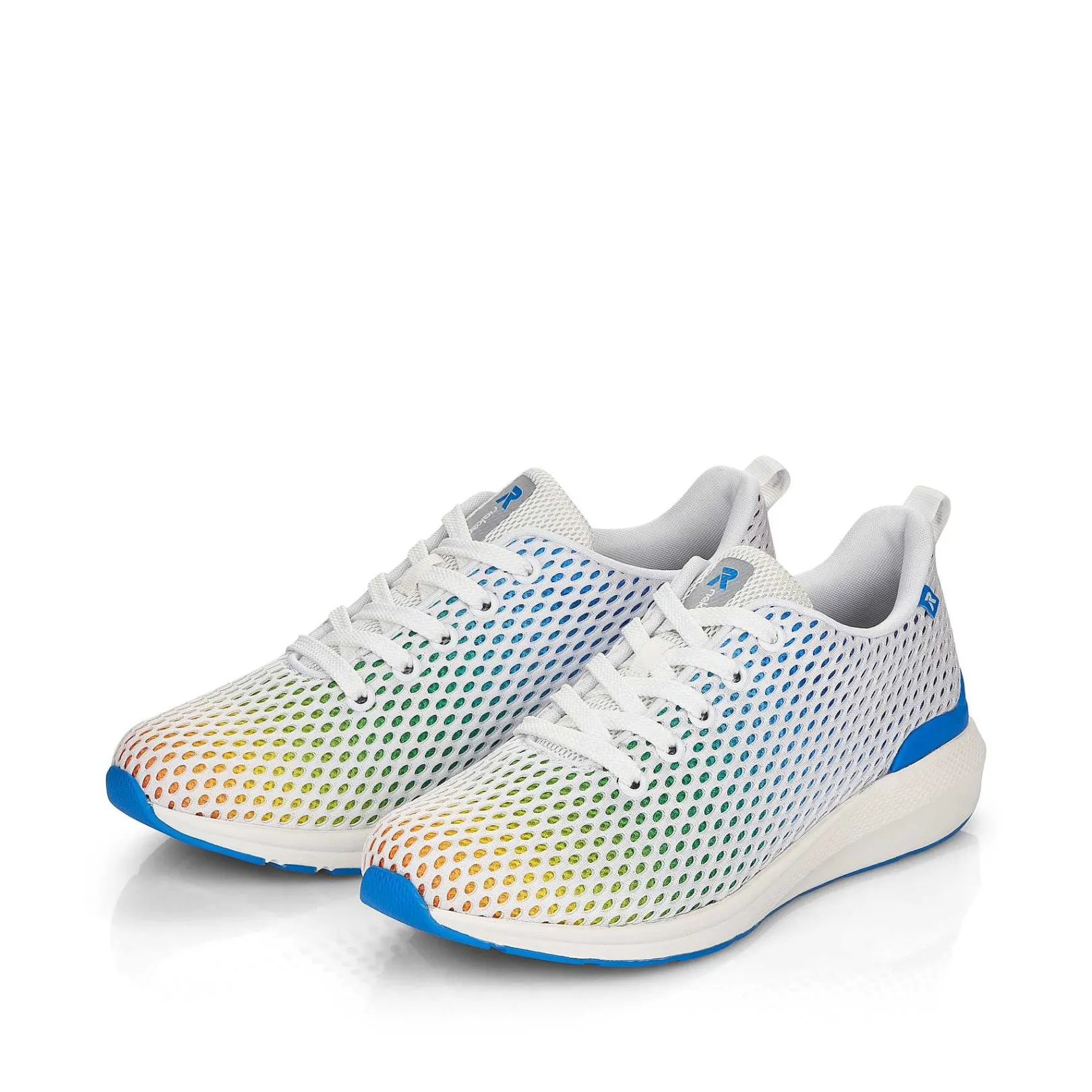 Sale Women'S Sneaker Low Crystal-White Rainbow Ladies Colorful Styles