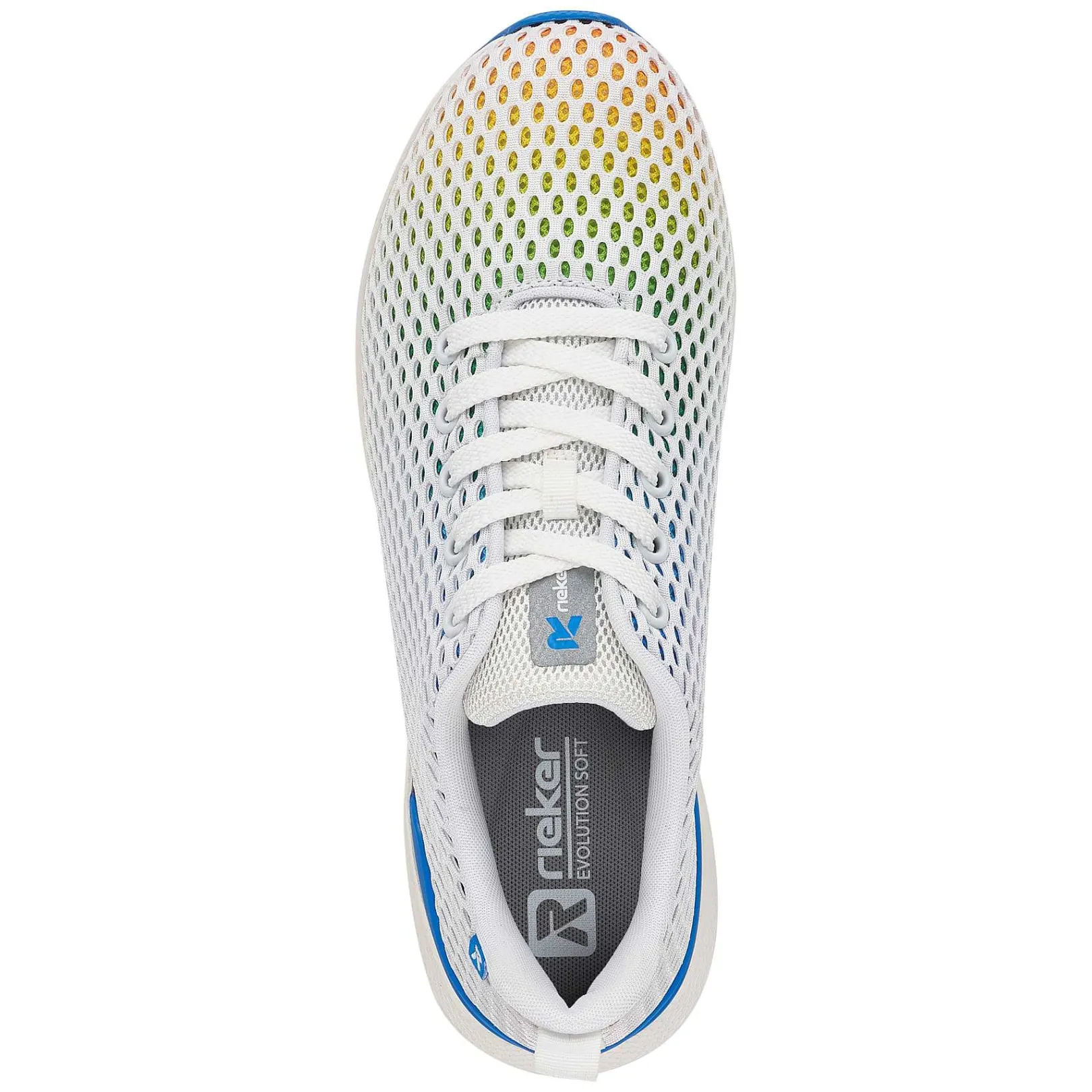 Sale Women'S Sneaker Low Crystal-White Rainbow Ladies Colorful Styles