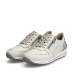 Clearance Women'S Sneaker Low Cream White Ladies Sneakers