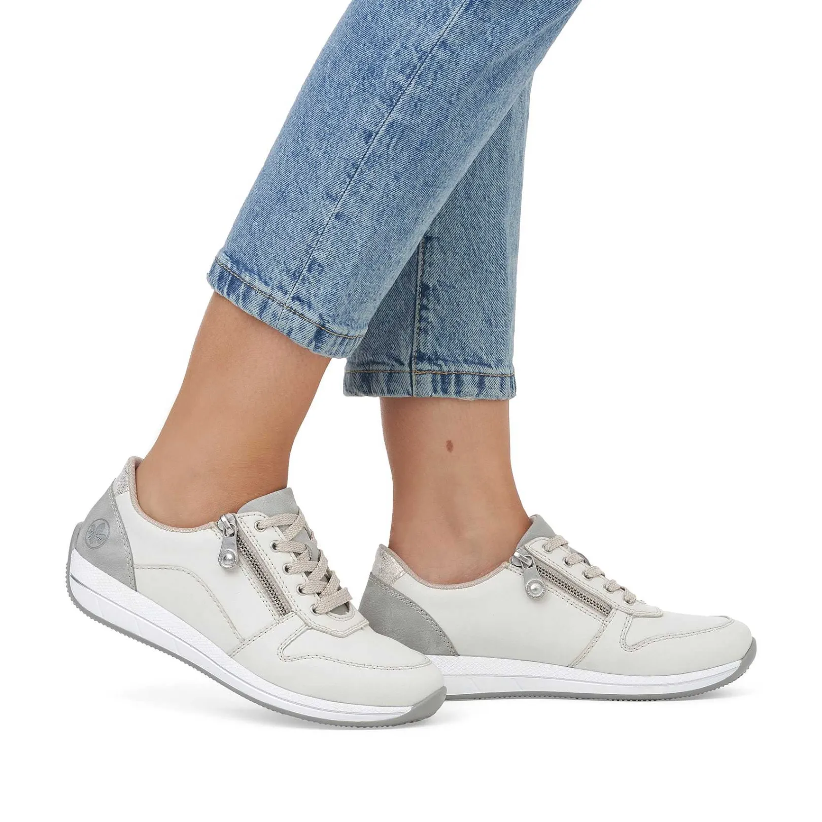Clearance Women'S Sneaker Low Cream White Ladies Sneakers
