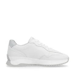 Online Women'S Sneaker Low Pearl-White Silver-Metallic Ladies Sneakers