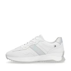Online Women'S Sneaker Low Pearl-White Silver-Metallic Ladies Sneakers