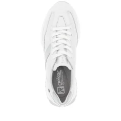 Online Women'S Sneaker Low Pearl-White Silver-Metallic Ladies Sneakers