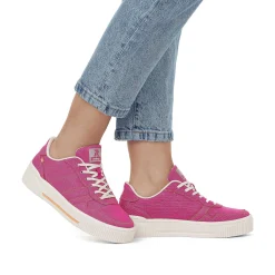 Outlet Women'S Sneaker Low Magenta Ladies Colorful Styles