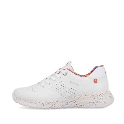 Hot Women'S Sneaker Low Swan-White Rainbow Ladies Sneakers