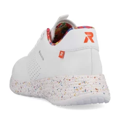 Hot Women'S Sneaker Low Swan-White Rainbow Ladies Sneakers