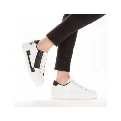 New Women'S Sneaker Low Lily White-Night Black Ladies Sneakers
