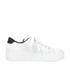 New Women'S Sneaker Low Lily White-Night Black Ladies Sneakers