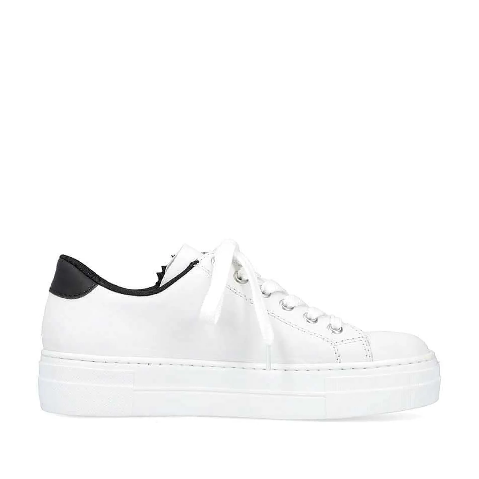 New Women'S Sneaker Low Lily White-Night Black Ladies Sneakers