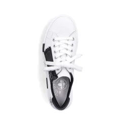 New Women'S Sneaker Low Lily White-Night Black Ladies Sneakers