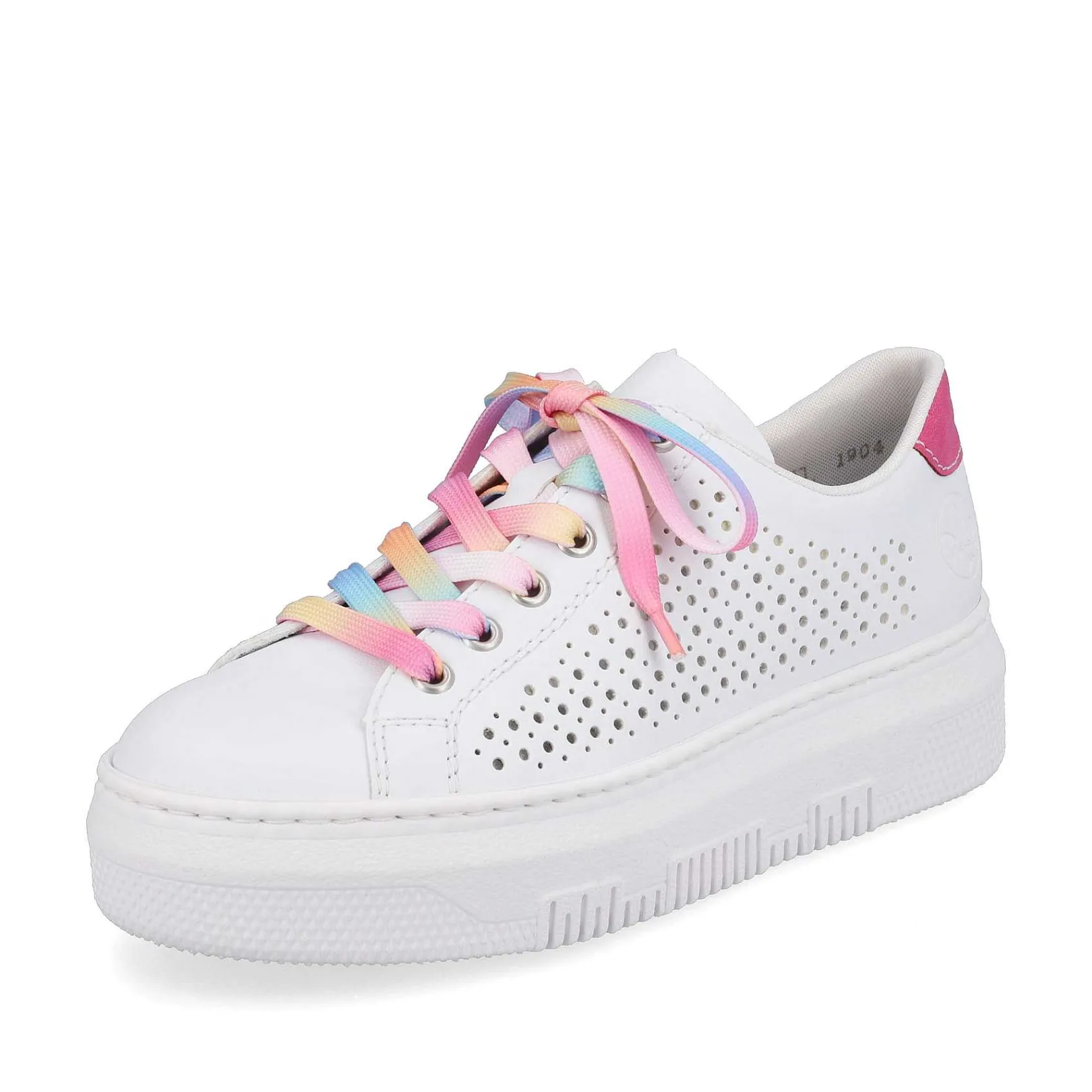 Online Women'S Sneaker Low Cream White-Flamigor Pink Ladies Colorful Styles