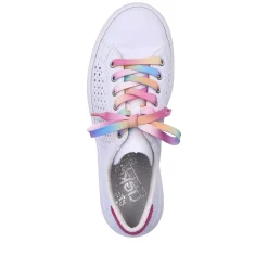 Online Women'S Sneaker Low Cream White-Flamigor Pink Ladies Colorful Styles
