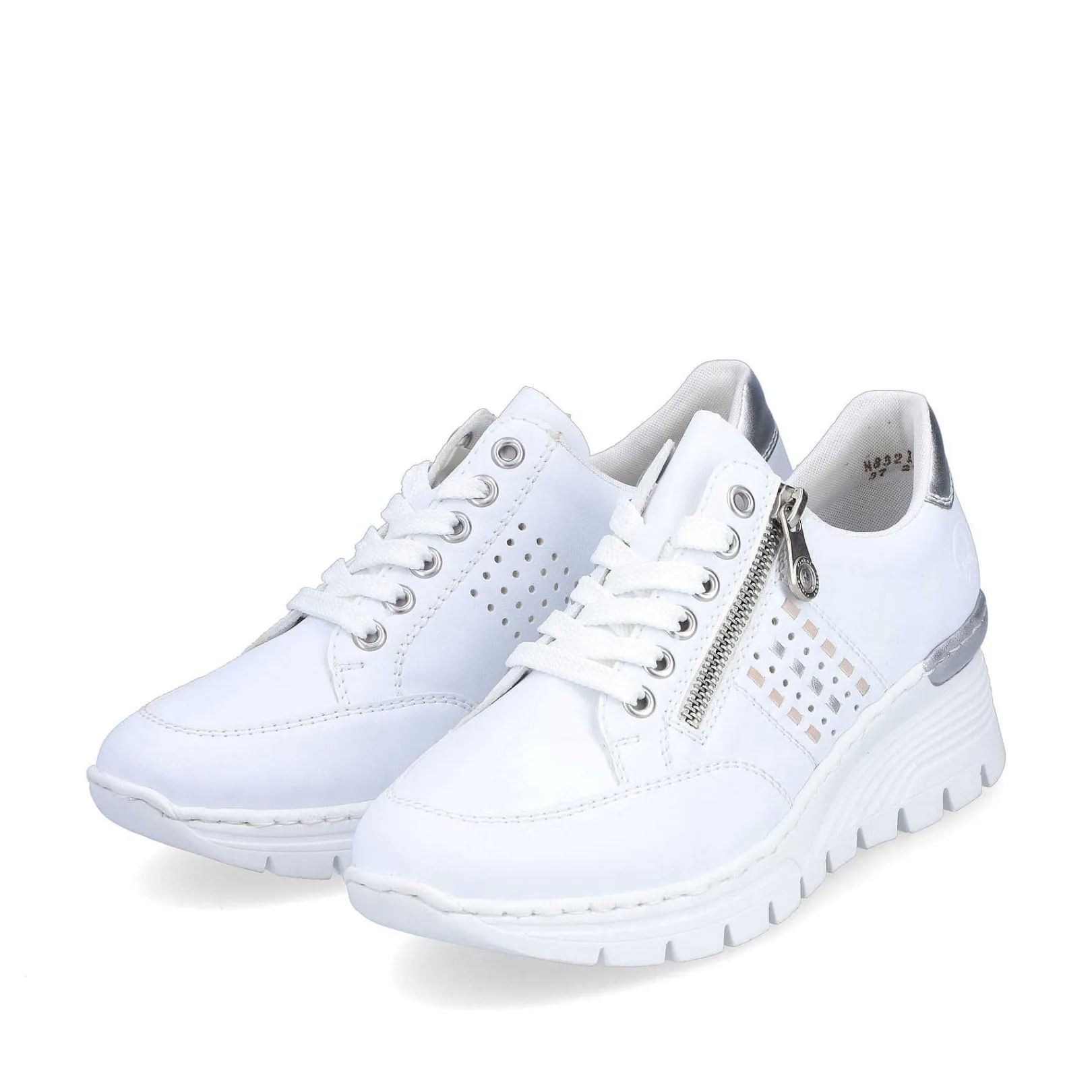 Women'S Sneaker Low Pure White Ladies Sneakers